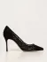 Pumps Godiva Sergio Rossi in camoscio e rete (52736277)