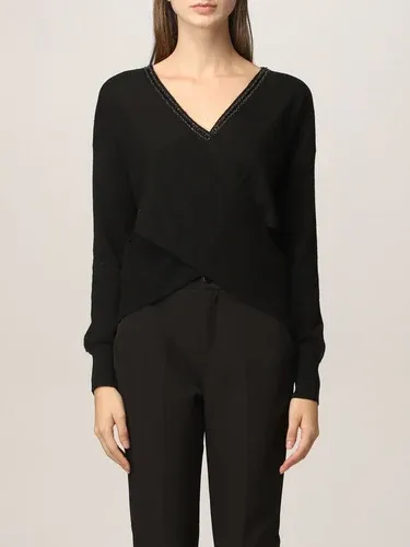 Twinset Maglia asimmetrica Twin-set in misto cotone e lana (52753132)