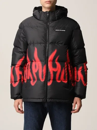 Piumino puffer Vision of Super con fiamme (53030544) Piumino puffer Vision of Super con fiamme (53030544)