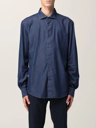 Camicia Etro in denim di cotone con motivo Paisley (53112596)