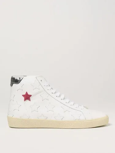 Sneakers Signature California Saint Laurent in pelle con stelle (53112659)