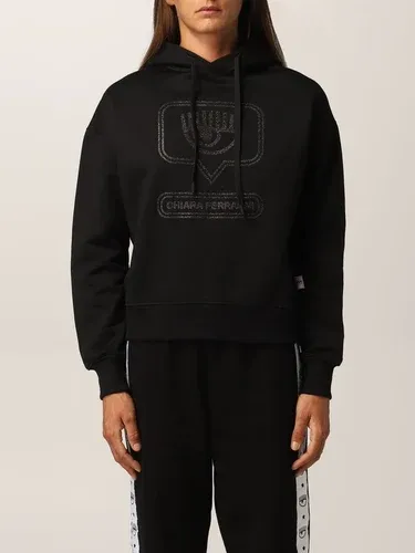 Felpa Chiara Ferragni in cotone con logo Eyelike (53160559)