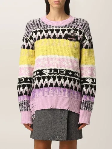 Maglia Msgm in lana con intarsi (53250418)