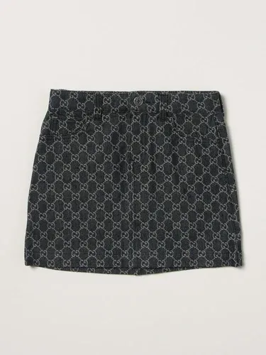 Gonna mini Gucci con logo Supreme all over (53552295)