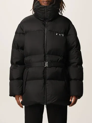 Piumino Off White in nylon imbottito e trapuntato (53600384)