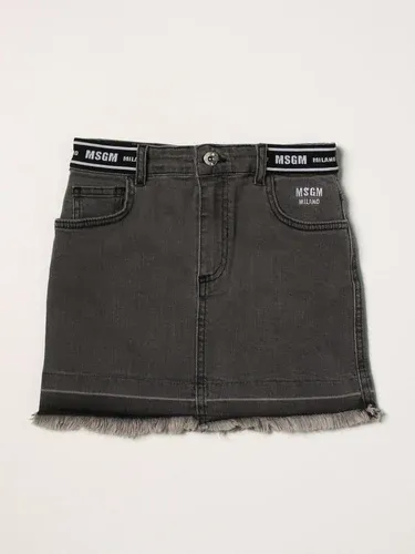 Gonna di jeans Msgm Kids con fascia logata (55786461) Gonna di jeans Msgm Kids con fascia logata (55786461)