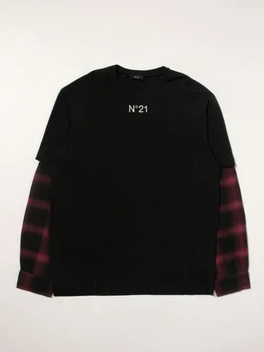 Felpa N° 21 in cotone con logo (53667608)