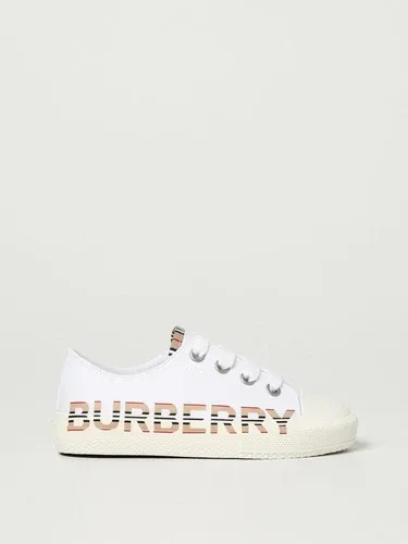 Sneakers low top Burberry in tela e logo (53667917)