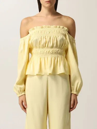 Top cropped Vanessa Cocchiaro con rouches (54272169)