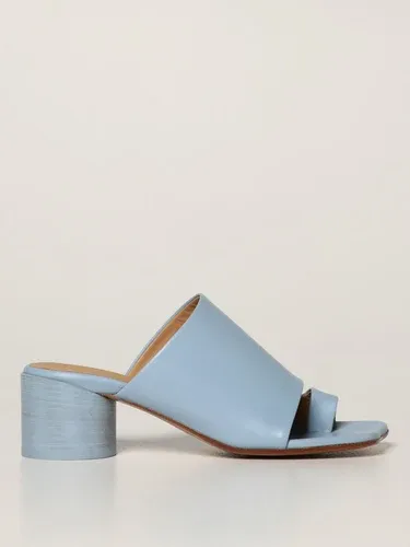 Sandalo con tacco Mm6 Maison Margiela in pelle (54421034) Sandalo con tacco Mm6 Maison Margiela in pelle (54421034)