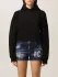Felpa cropped Dsquared2 in cotone (54788547)