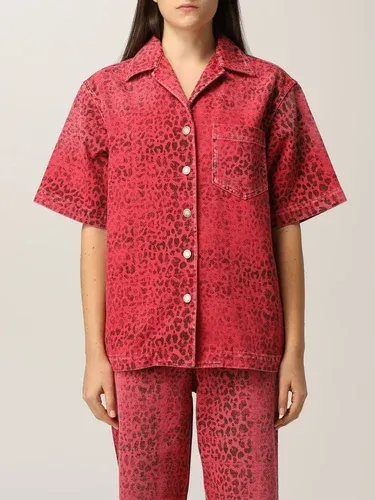 Camicia Golden Goose in denim animalier (54869609)