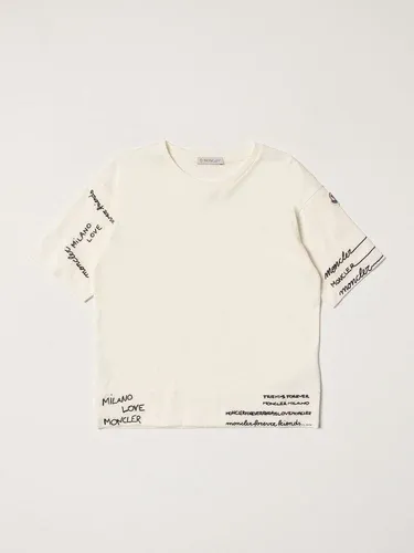 T-shirt Moncler con logo graffiti ricamato (55076438) T-shirt Moncler con logo graffiti ricamato (55076438)