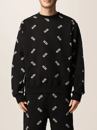 Felpa Gcds in cotone con logo all over (55156642)