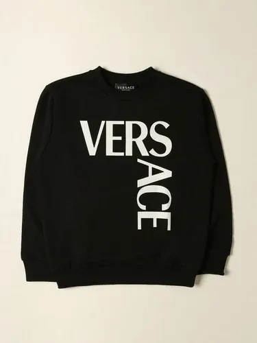 Young Versace Felpa Versace Young in cotone con logo (55236543)