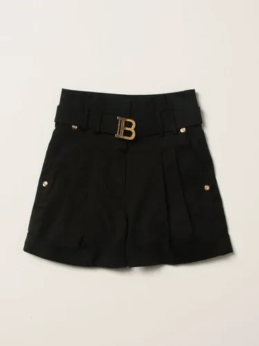 Pantaloncino Balmain in cotone stretch con cintura (55342638)