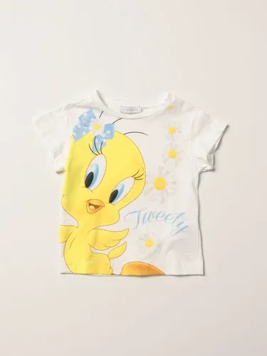 T-shirt Monnalisa in cotone con stampa (55342679)