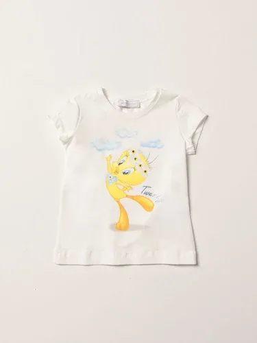 T-shirt Monnalisa in cotone con stampa (55342665)