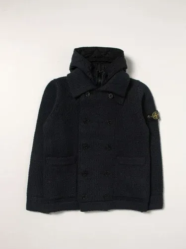 Cappotto STONE ISLAND JUNIOR Bambino colore Blue (55371338) Cappotto STONE ISLAND JUNIOR Bambino colore Blue (55371338)