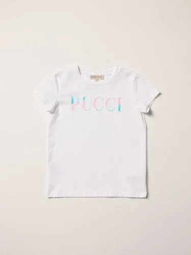 T-shirt Emilio Pucci in cotone con logo (55443651)