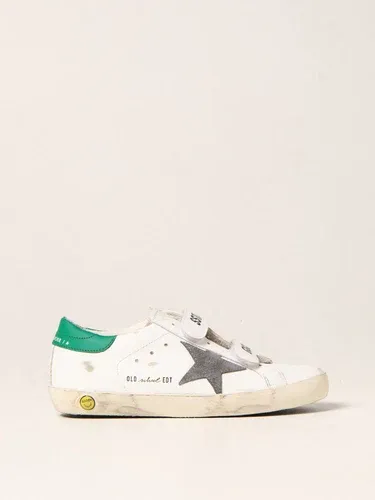 Sneakers Old School Golden Goose in pelle usured (55575057)