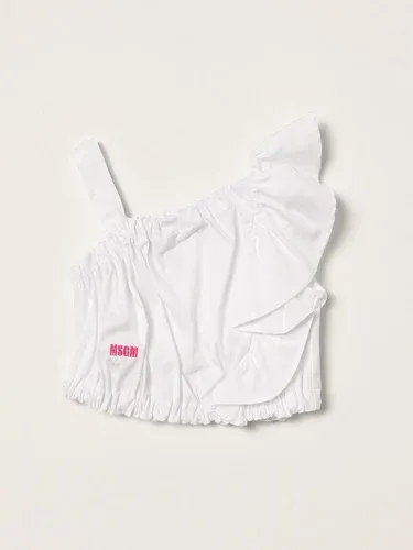 Top cropped Msgm Kids con big balza (55575100)