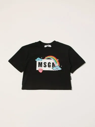 T-shirt Msgm Kids in cotone con logo (55575101)
