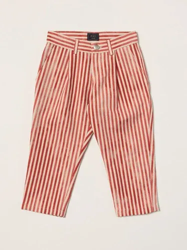 Pantalone a righe Fay in lino e cotone (55575205)