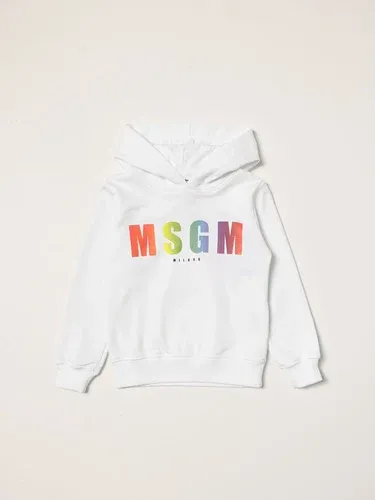 Felpa Msgm Kids con logo multicolor (55613683)