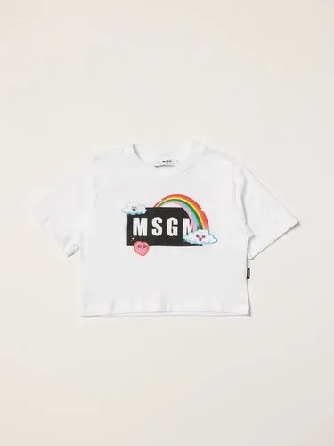 T-shirt Msgm Kids in cotone con logo (55613686)