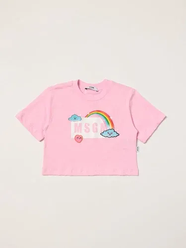 T-shirt Msgm Kids in cotone con logo (55613687)