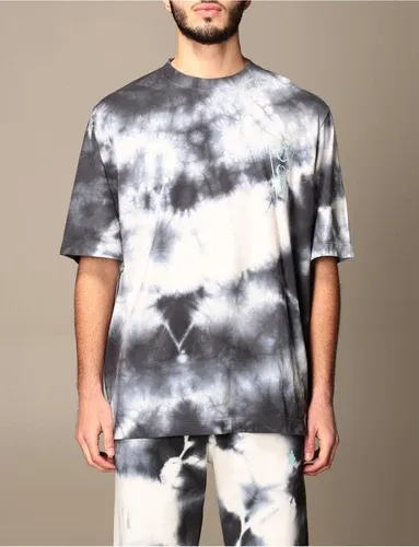 T-shirt Marcelo Burlon in cotone con stampa tie dye (55695377)