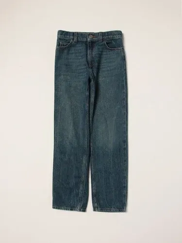 Jeans Gucci a 5 tasche con fasce Web (55695633)