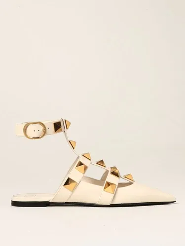 Ballerina Roman Stud Valentino Garavani in pelle con maxi borchie (55736451) Ballerina Roman Stud Valentino Garavani in pelle con maxi borchie (55736451)