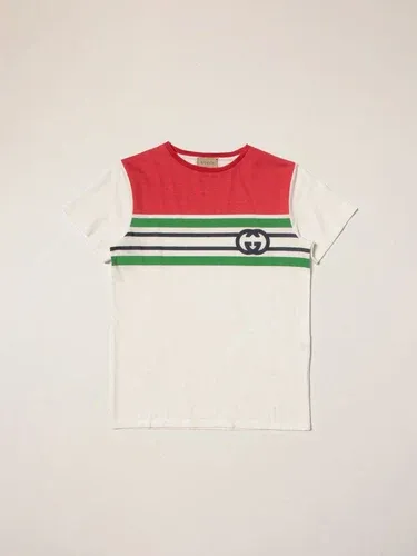 T-shirt Gucci in cotone con logo GG (101253259)