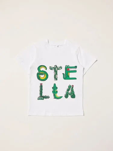 T-shirt Stella McCartney in cotone biologico con stampa grafica (55736583)