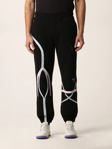 Pantalone jogging Striae McQ in cotone con stampe grafiche (55758623)