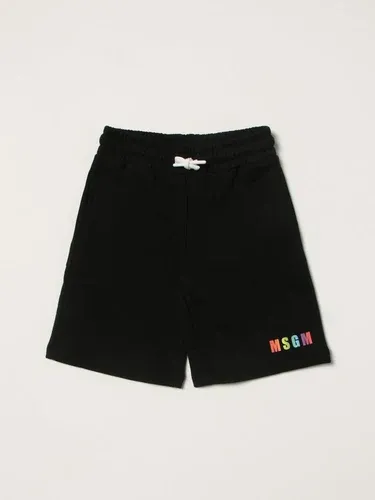 Bermuda Msgm Kids in cotone con logo (105543857) Bermuda Msgm Kids in cotone con logo (105543857)