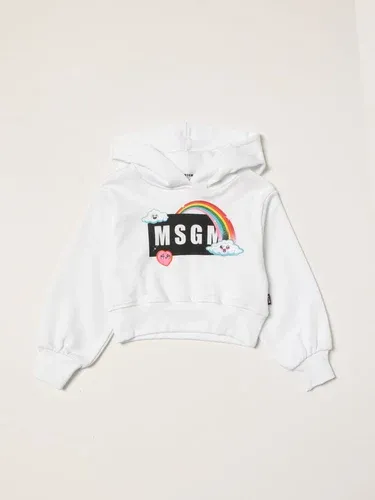 Felpa Msgm Kids con grafica Moody Rainbow (55758774)