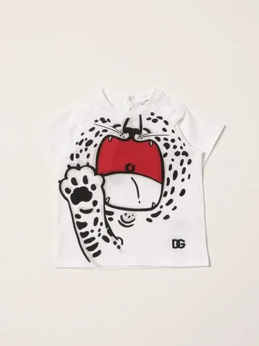 T-shirt Dolce & Gabbana in cotone con stampa tigre (55758775)