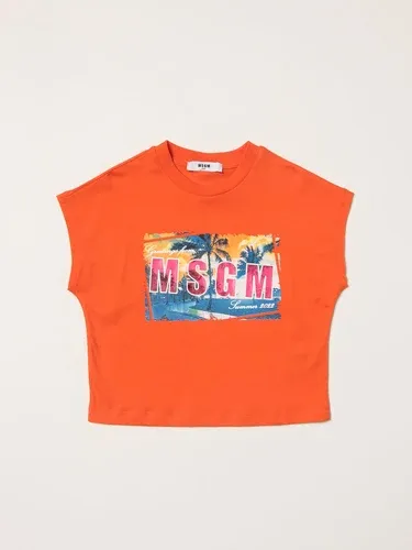 T-shirt Msgm Kids in cotone con stampa (55758834)