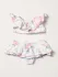 Costume a bikini Monnalisa con volant a stampa floreale (55758824)