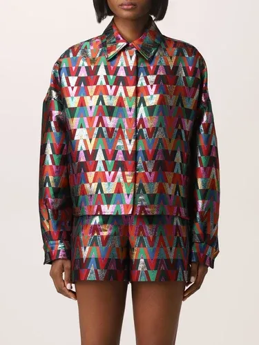 Bomber Optical Valentino in misto seta (55778942)