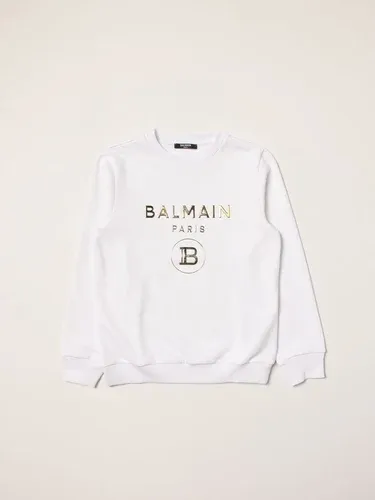 Felpa Balmain in cotone con logo (55778966)