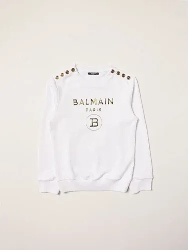 Felpa Balmain in cotone con logo (55779017)