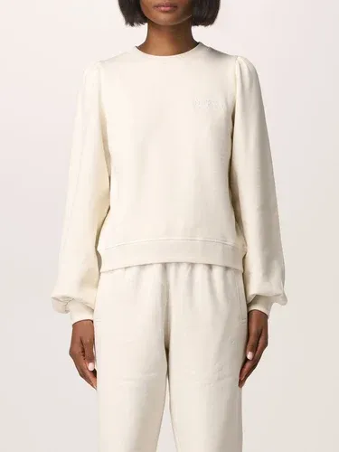 Felpa Ganni in misto cotone con logo (55779034)