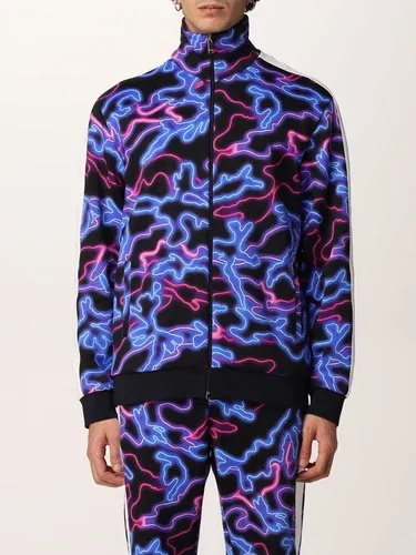 Felpa con zip Valentino con stampa Neon Camou all over (55786619)