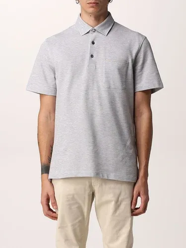 Polo Ermenegildo Zegna in cotone piquet (55786704)