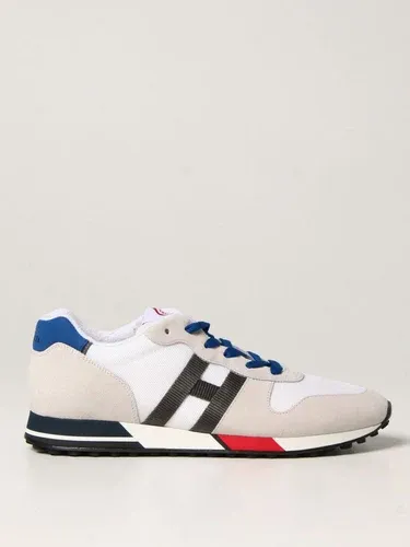 Sneakers H383 running Hogan in tessuto e camoscio (55786726)
