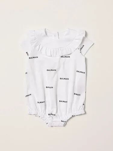 Body Balmain in cotone con logo all over (55786752)